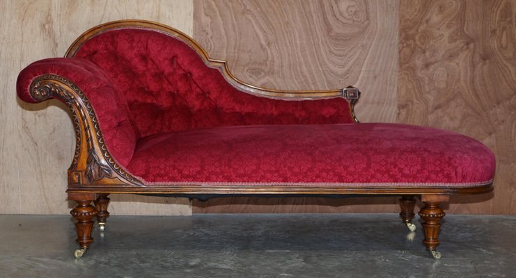 Antique Chesterfield Chaise Lounge from Howard Sons for sale at