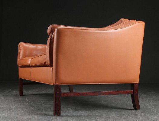 Vintage Danish Cognac Leather Sofa For, Fancy Leather Sofa