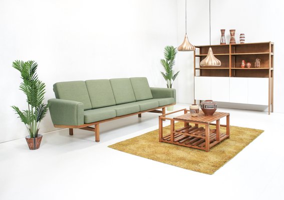GE236/4 Sofa by Hans J. Wegner for Getama, 1960s for sale at GE236/4 Sofa by Hans J. Wegner for Getama, 1960s for sale at