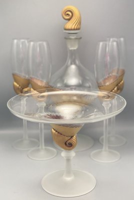 Kristall Geschirr Set, 6er Set bei Pamono kaufen