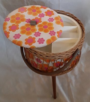 Boîte à Couture Vintage - Occasion, Rangement Fil Et Aiguilles