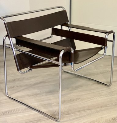 Fauteuil Wassily Bauhaus Vintage par Marcel Breuer pour Gavina, 1970s en  vente sur Pamono