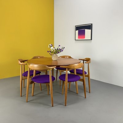 Matching Dining Table By Hans Wegner, Hans Wegner Dining Room Chairs