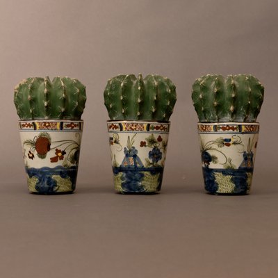 Ceramic Vases from Manifattura Farina Faenza Set of 3 for sale at