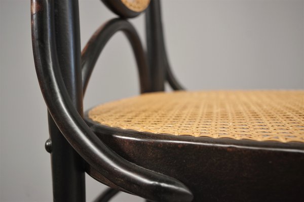 Sedie in stile Thonet in faggio curvo e paglia di Vienna, anni '80