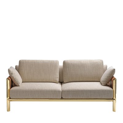 Frame Beige 2-Sitzer Sofa bei Pamono kaufen