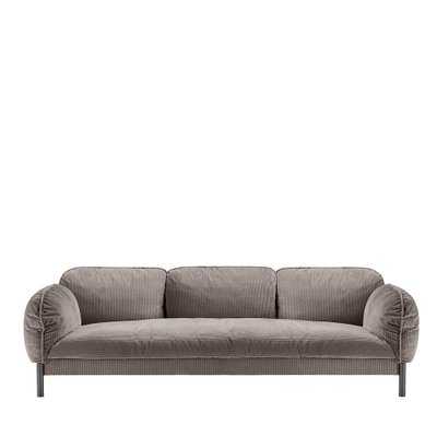 Taupe velvet couch Clearance