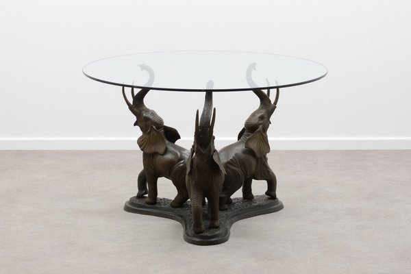 Bronze Elephant Dinging Table For, Elephant Coffee Table Used