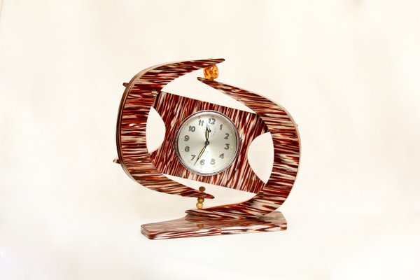 Orologio da tavolo Desdet Mid-Century di Veglia, Italia, anni '60 in  vendita su Pamono