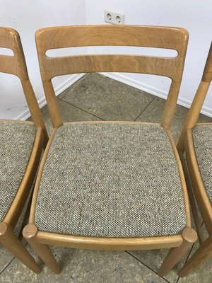 Danish Oak Dining Chairs By H W Small, Keller Oak Dining Chairs