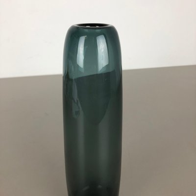 Große deutsche Vintage Bauhaus Turmalin Vase von Wilhelm Wagenfeld