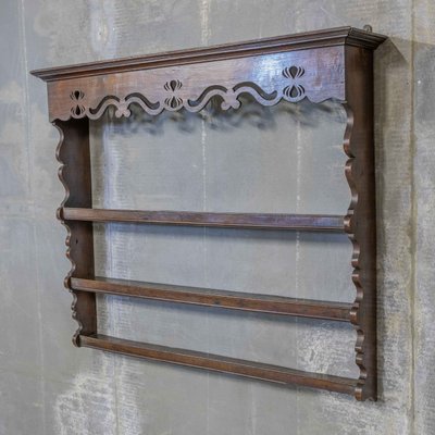 Antique Oak Wall Rack for sale at Pamono