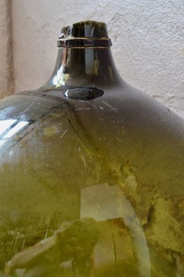 Damajuana extra grande de vidrio soplado en venta en Pamono