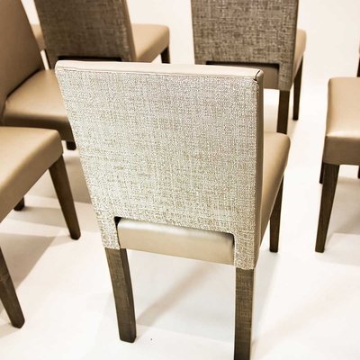 Set In Macassar From Decorus Of London, Large Dining Chairs With Arms