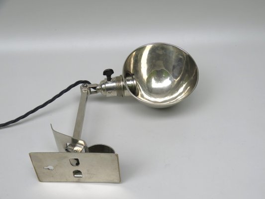 Lampe à Pince Chromée de Hala, 1930s