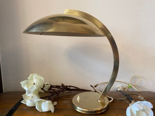 Tektonisch duim Aanpassing Vintage Desk Lamp in Brass by Egon Hillebrand for Hillebrand Bauhaus Stil  for sale at Pamono