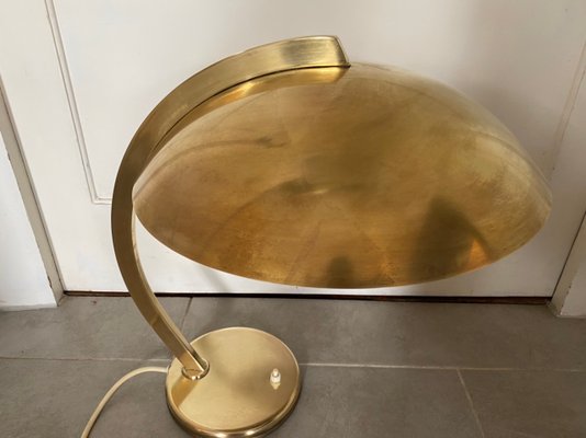 Vintage Desk Lamp in Brass Egon Hillebrand for Hillebrand Bauhaus Stil for sale at Pamono