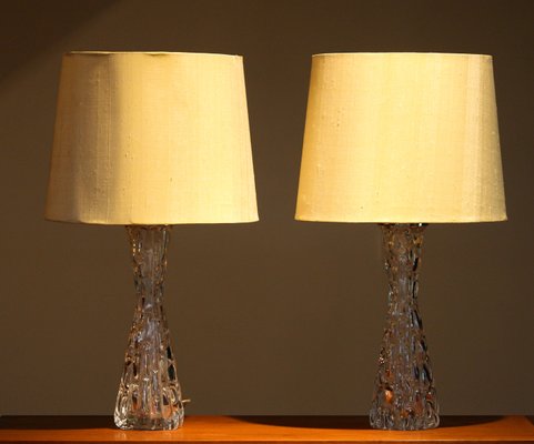 Swedish Clear Crystal Table Lamps By, Clear Crystal Table Lamp Base