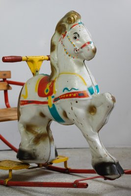 Tin rocking cheap horse