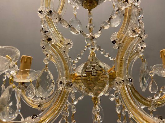 Vintage Italian Crystal Chandelier For At Pamono Vintage Italian Crystal Chandelier For, Vintage Italian Crystal Chandeliers
