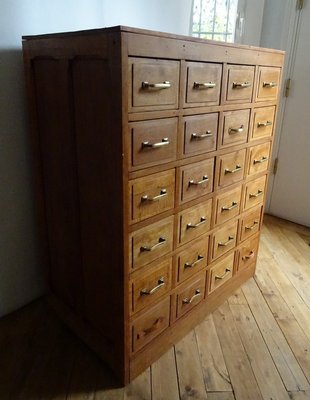 Large Vintage Spanish 24 Drawer Shop Dresser For Sale At Pamono