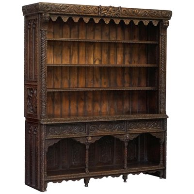 Victorian on sale gothic bookcase