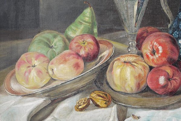 Nature Morte avec Fruits, Fin des années 1800, Peinture
