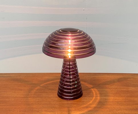 Postmodern Mushroom Glass Table Lamp, Italy for sale at Pamono