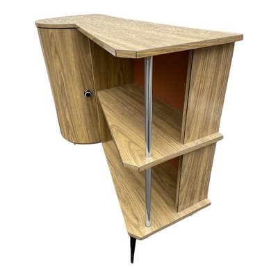 Bureau En Bois Avec Tiroir Rouge Et Plateau En Formica Par Coen De Vries Pour Devo 1960s