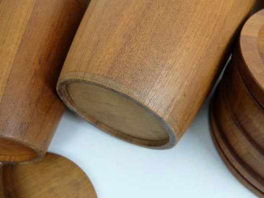 Danish Teak Ice Buckets by Jens Harald Quistgaard for Dansk Danish Teak Ice Buckets by Jens Harald Quistgaard for Dansk