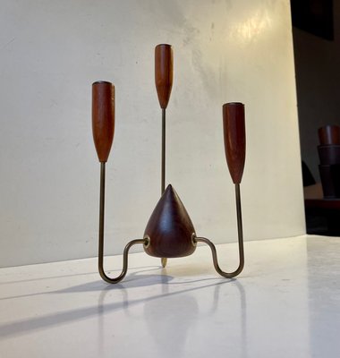 Vintage 1960s Brass Tiny Tapers Candle Holder Vintage 1960s Brass Tiny Tapers Candle Holder