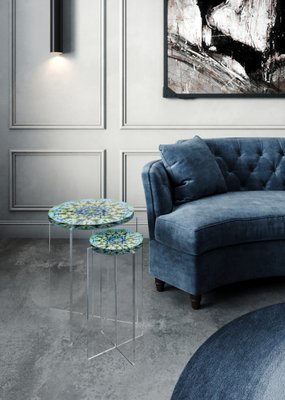 Mandala Height Side Table by Javier Gomez