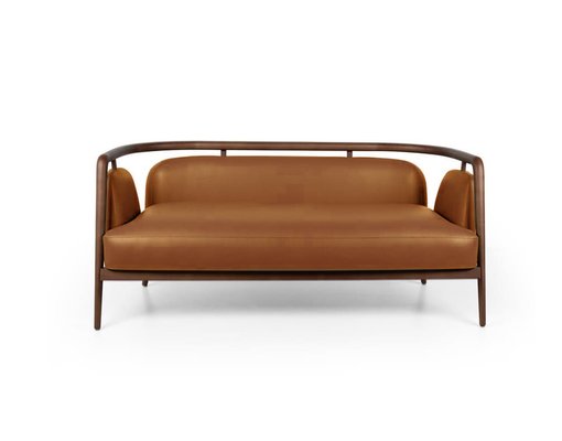 Es Leather Sofa By Javier Gomez For, Shallow Depth Leather Sofa