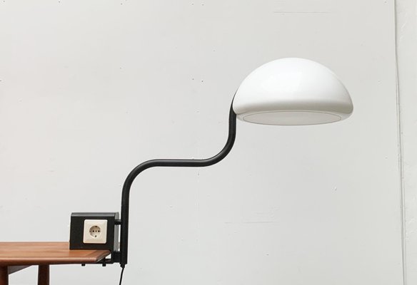 Mid-Century Italian Space Age Table Clamp Lamp by Elio Martinelli Luce for sale at Pamono