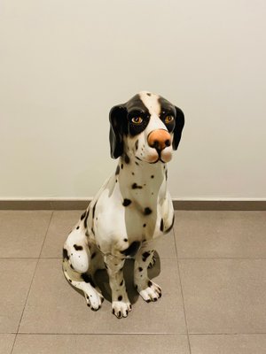 2 dalmatiens vintage en céramique
