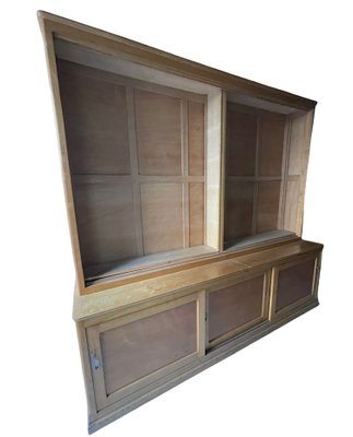 French Oak Furniture Bookcase 1950s, Oak Dresser Bookcase