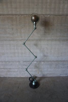 4 Armed Vintage Industrial Floor Lamp by Jean Louis Domecq Bedroom || Beautiful Jielde industrial light. Made in France