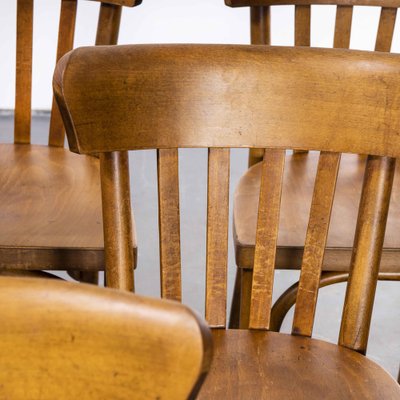 Bentwood Bistro Dining Chair from Baumann 1950s Set of 6 for sale at Pamono