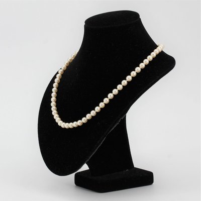 declarar acelerador reptiles Collar moderno de oro amarillo de 18 kt con perlas cultivadas en venta en  Pamono