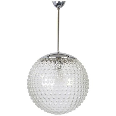 Glass Pendant Lamp by Rolf Krüger for Staff, Germany, 1970s for
