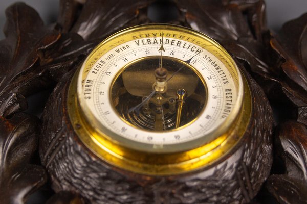 Antique German Aneroid Barometer
