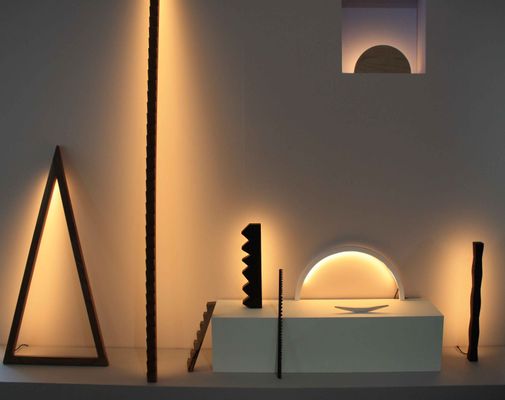 Tall Skinny Triangle Line Light by Noah 