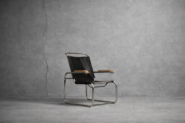 Bauhaus B35 Chair by Marcel Breuer for Thonet, 1930s for sale at