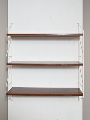 Wall Library By Kajsa Nils Nisse Strinning For At Pamono - Adjustable Wall Shelving Diy
