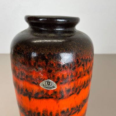 Vintage German Pottery Fat Lava Vase by Ü-Keramik WGP, 1970s for 