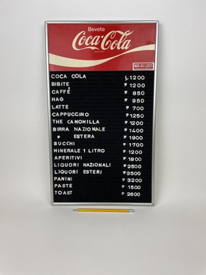 1" Red Coca-Cola Letters & Numbers Set! 