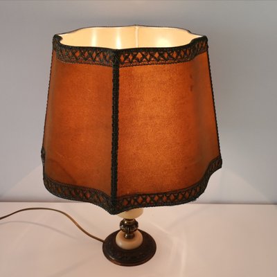 Large French Country Brown Bronze And Marble Table Lamp 1940s For At Pamono Marble Table Lamp 1940s For At Pamono, French Country Lamps And Shades
