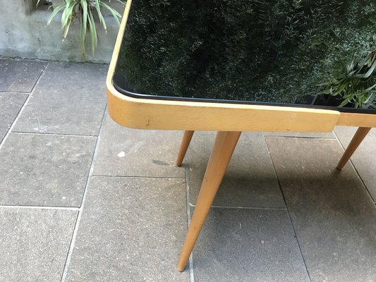 Mid century 2024 coffee table black