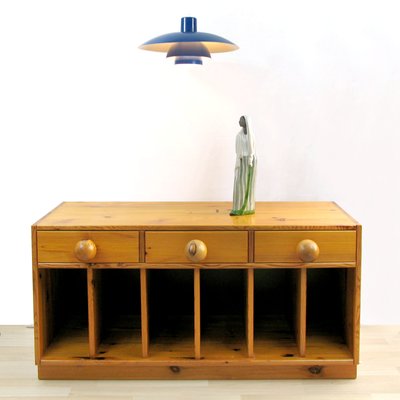 Small Pine Sideboard or Bench by Sven Larsson Sweden 1970s
