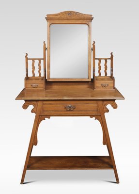 small wood dressing table